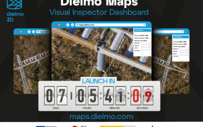 Countdown for the launch of the Dielmo Maps Saas platform at the Energy Drone & Robotics Summit, June 2024, Houston